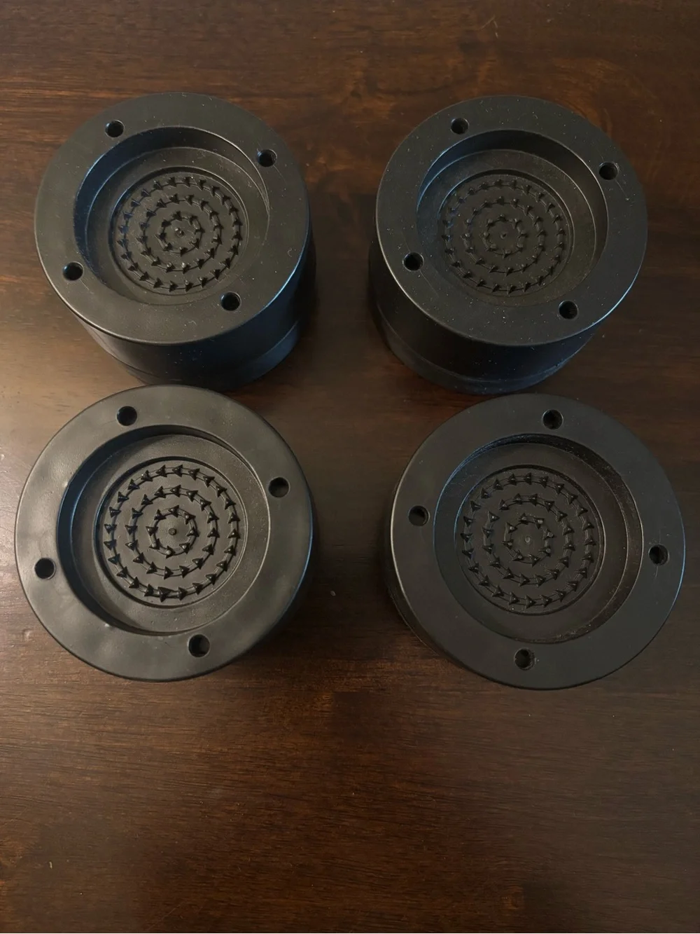 4x nonslip table extender riser feet